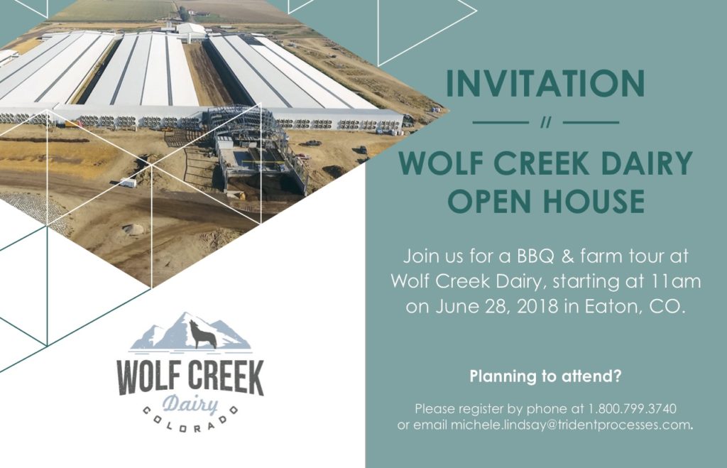 Wolf Creek Dairy Open House on June 28